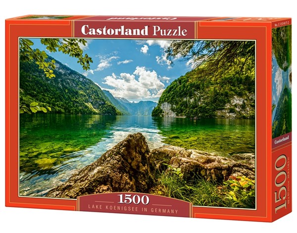 Castorland (C-151417) - "Lake Koenigsee in Germany" - 1500 pezzi