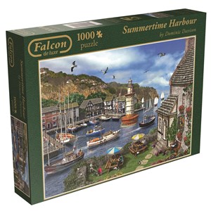 Falcon (11052) - Dominic Davison: "Summertime Harbour" - 1000 pezzi
