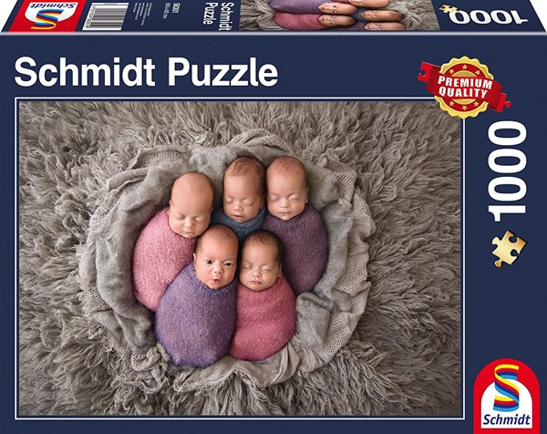 Schmidt Spiele (58301) - "Five Babies" - 1000 pezzi