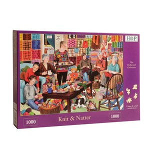 The House of Puzzles (3220) - "Knit & Natter" - 1000 pezzi
