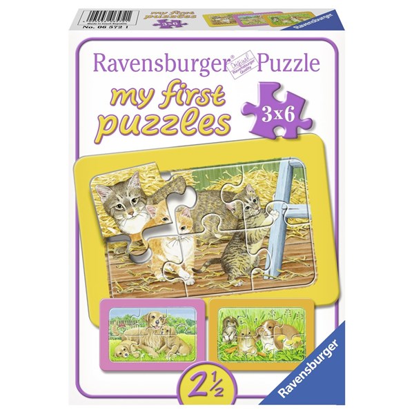 Ravensburger (06572) - "Lovely Animals" - 6 pezzi