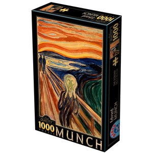 D-Toys (72832-MU01) - Edvard Munch: "The Scream" - 1000 pezzi