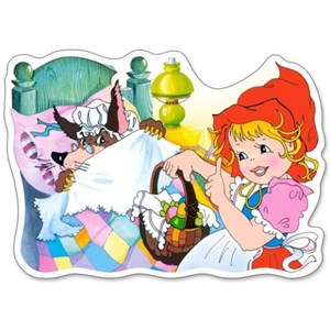 Castorland (B-015030) - "Little Red Riding Hood" - 15 pezzi