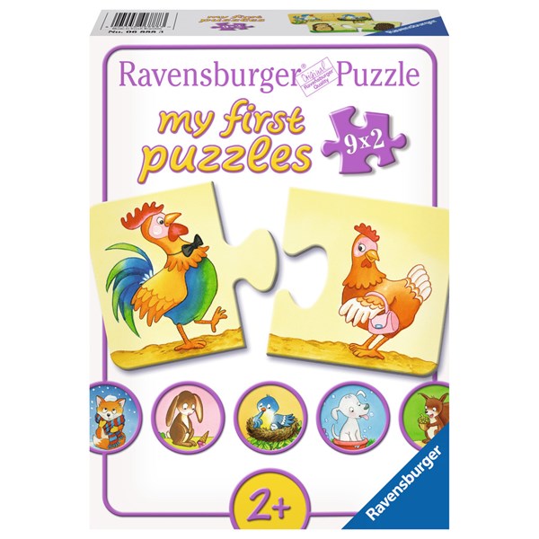 Ravensburger (06888) - "Farm Animals" - 2 pezzi