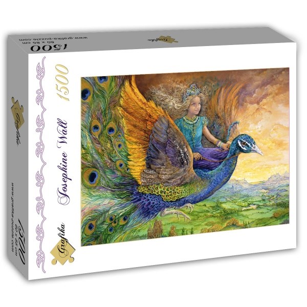 Grafika (T-00275) - Josephine Wall: "Peacock Princess" - 1500 pezzi