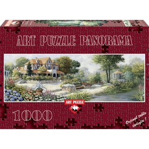 Art Puzzle (4333) - Peter Motz: "English Cottage" - 1000 pezzi