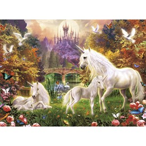 Ravensburger (14195) - "Enchanted Unicorns" - 500 pezzi