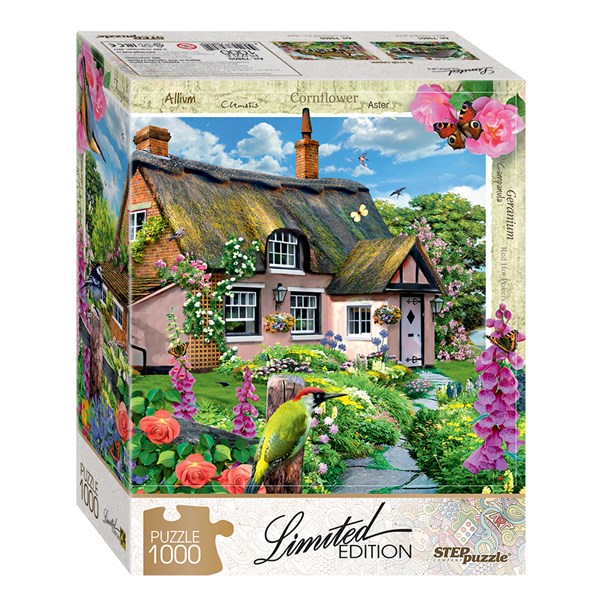 Step Puzzle (79805) - "Pink Cottage" - 1000 pezzi