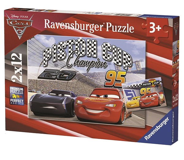 Ravensburger (07609) - "Cars 3" - 12 pezzi