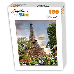 Grafika Kids (01112) - "Eiffel Tower, France" - 100 pezzi