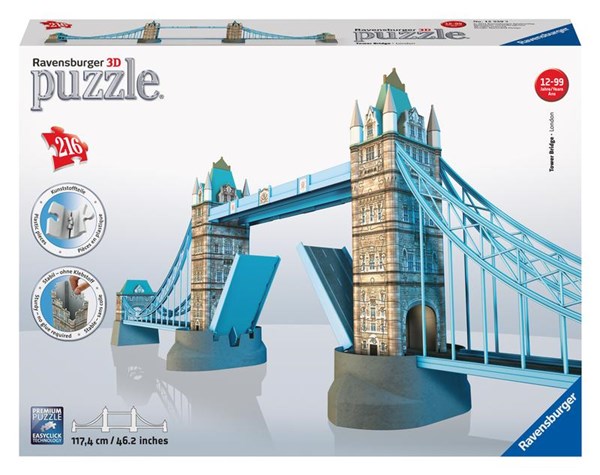 Ravensburger (12559) - "Tower Bridge, London" - 216 pezzi