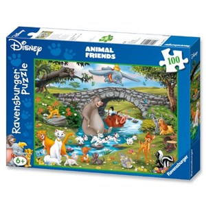 Ravensburger (10947) - "Animal Friends" - 100 pezzi