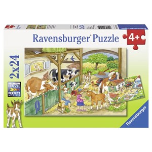Ravensburger (09195) - "Day at the farm" - 24 pezzi
