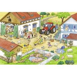 Ravensburger (09195) - "Day at the farm" - 24 pezzi