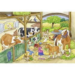 Ravensburger (09195) - "Day at the farm" - 24 pezzi