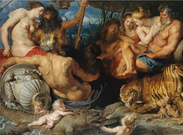 Piatnik (547645) - Peter Paul Rubens: "The four great rivers of Antiquity, 1614" - 1000 pezzi