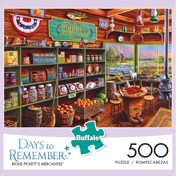Buffalo Games (3695) - Geno Peoples: "Rickie Pickett's Mercantile" - 500 pezzi