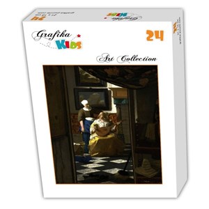 Grafika Kids (00156) - Johannes Vermeer: "The Loveletter, 1669-1670" - 24 pezzi