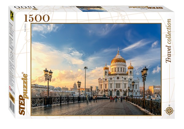 Step Puzzle (83053) - "Cathedral of Christ the Saviour, Moscow" - 1500 pezzi