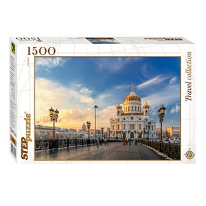 Step Puzzle (83053) - "Cathedral of Christ the Saviour, Moscow" - 1500 pezzi