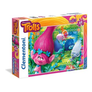 Clementoni (26586) - "Trolls" - 60 pezzi