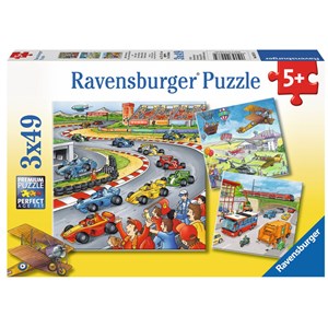 Ravensburger (09273) - "On the Road and in the Air" - 49 pezzi
