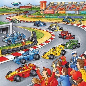 Ravensburger (09273) - "On the Road and in the Air" - 49 pezzi