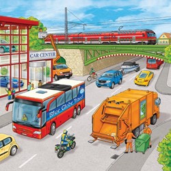 Ravensburger (09273) - "On the Road and in the Air" - 49 pezzi