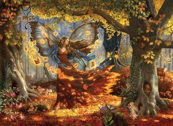 SunsOut (76322) - Ruth Sanderson: "Woodland Fairy" - 1500 pezzi