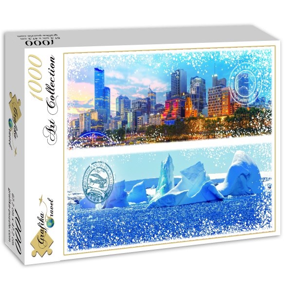 Grafika (02294) - "Australia and Antarctica" - 1000 pezzi