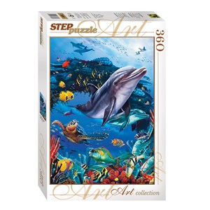 Step Puzzle (73061) - "Undersea world" - 360 pezzi
