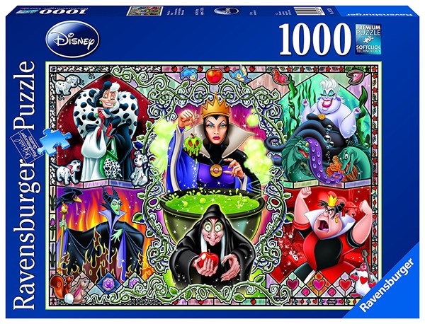 Ravensburger (19252) - "Disney Witches" - 1000 pezzi