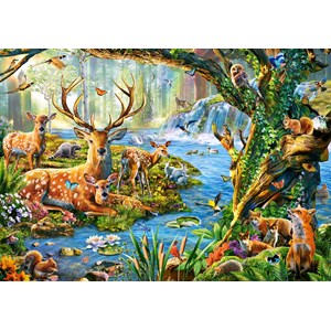 Castorland (B-52929) - "Forest Life" - 500 pezzi