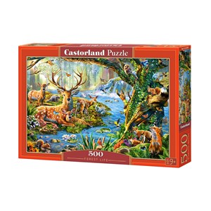 Castorland (B-52929) - "Forest Life" - 500 pezzi