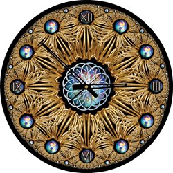 Art Puzzle (4148) - "Golden Clock" - 570 pezzi