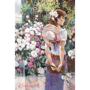 Gold Puzzle (61185) - "In the Flower Garden" - 1000 pezzi