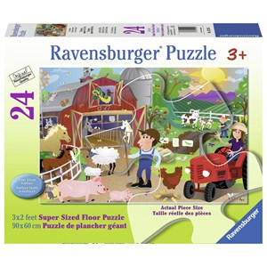Ravensburger (05285) - Karen Rossi: "Farm Mania" - 24 pezzi