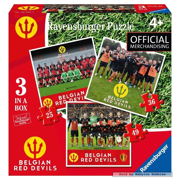 Ravensburger (06852) - "Belgian Red Devils 2016" - 25 36 49 pezzi