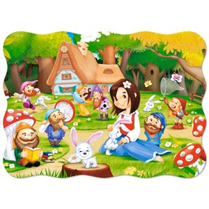 Castorland (B-03495) - "Snow White and the Seven Dwarfs" - 30 pezzi