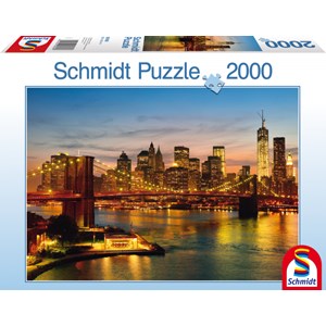 Schmidt Spiele (58189) - "New York" - 2000 pezzi