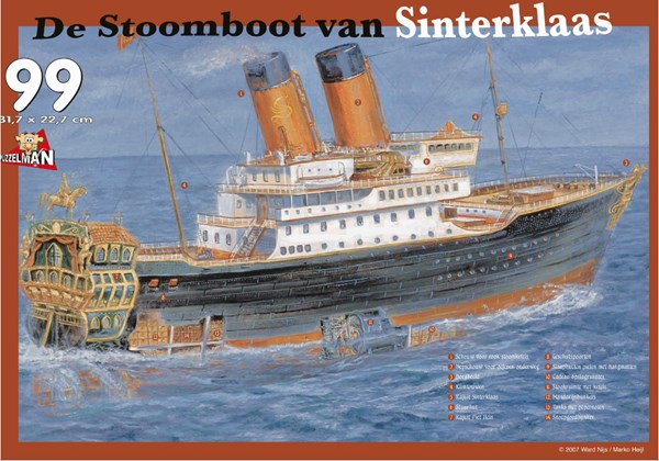 PuzzelMan (122) - "The Steamboat" - 99 pezzi