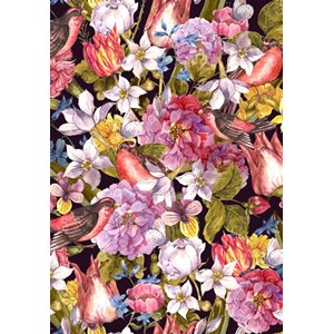 Grafika Kids (01174) - "Vintage Flowers and Birds" - 100 pezzi