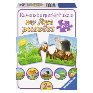 Ravensburger (07313) - "Garden Animals" - 2 pezzi