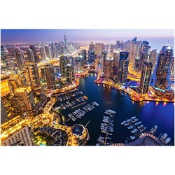 Castorland (C-103256) - "Dubai at Night" - 1000 pezzi
