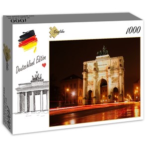 Grafika (02517) - "Munich, Siegestor" - 1000 pezzi