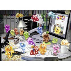 Ravensburger (19150) - "At Night in The Office" - 1000 pezzi