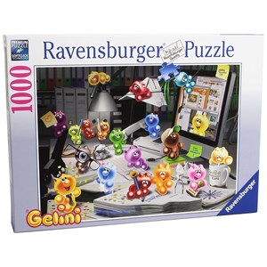Ravensburger (19150) - "At Night in The Office" - 1000 pezzi