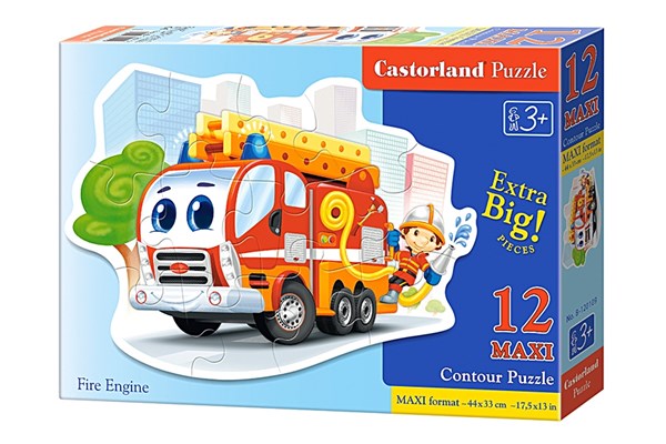 Castorland (B-120109) - "Fire Engine" - 12 pezzi