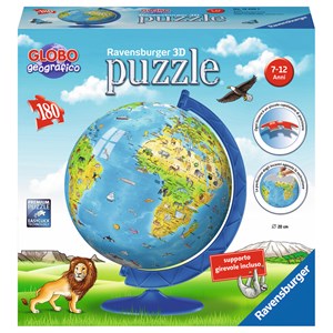 Ravensburger (12340) - "World Map in Italian" - 180 pezzi