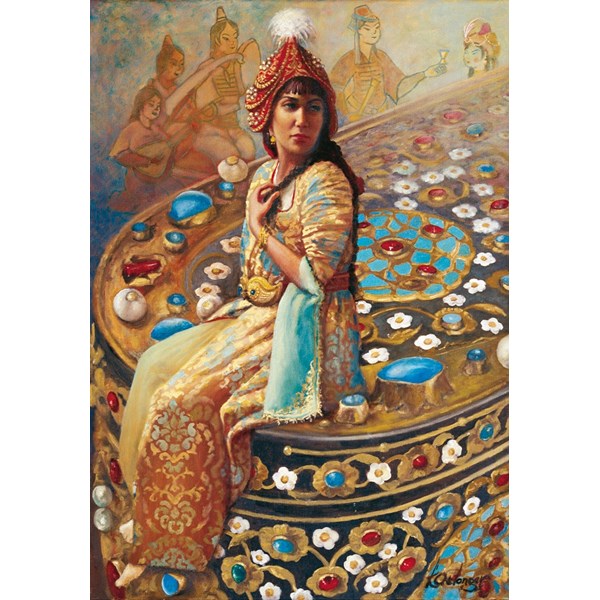 Educa (14727) - Kamil Aslanger: "Sultan Cesmisafa and Letter Box" - 1000 pezzi